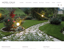 Tablet Screenshot of hotelcalvi.it